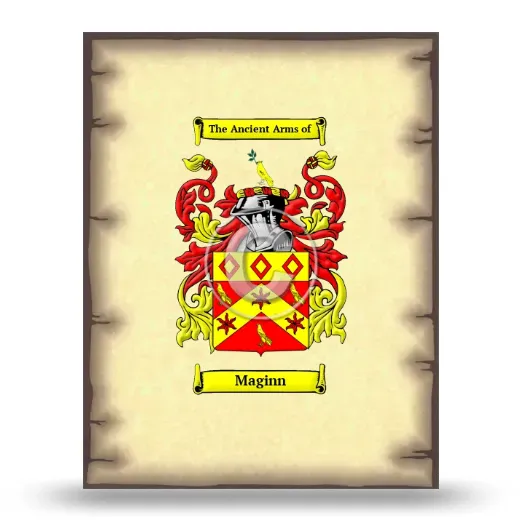 Maginn Coat of Arms Print