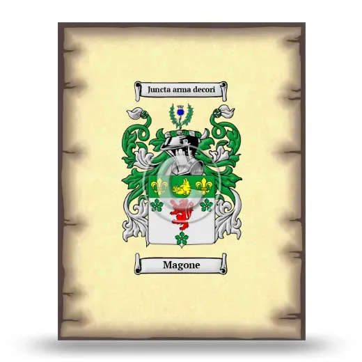 Magone Coat of Arms Print
