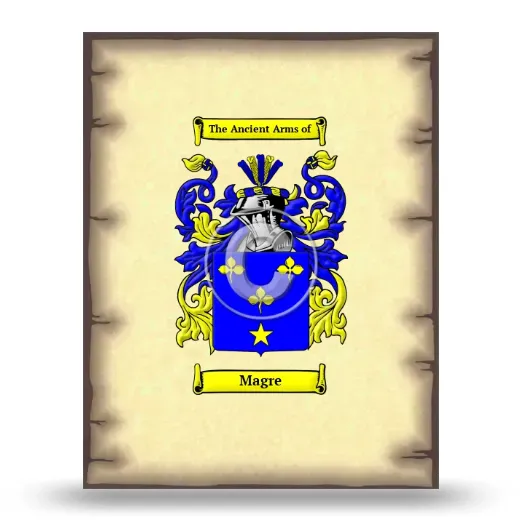 Magre Coat of Arms Print