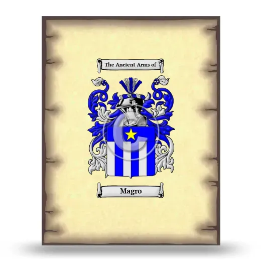 Magro Coat of Arms Print