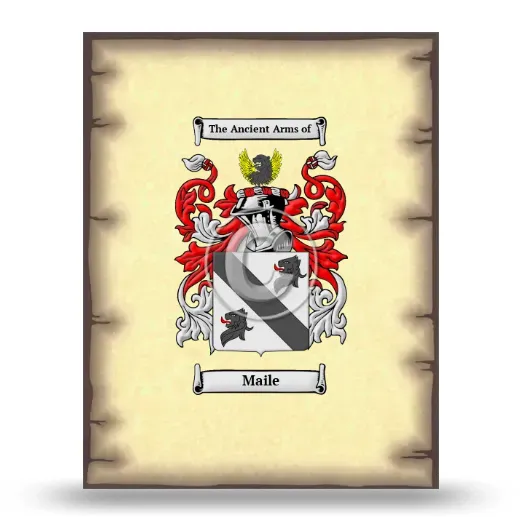 Maile Coat of Arms Print