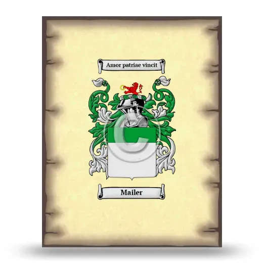 Mailer Coat of Arms Print