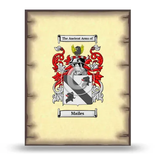 Mailes Coat of Arms Print