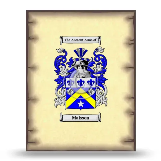 Maisson Coat of Arms Print