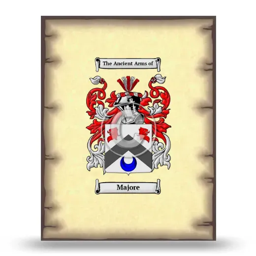 Majore Coat of Arms Print