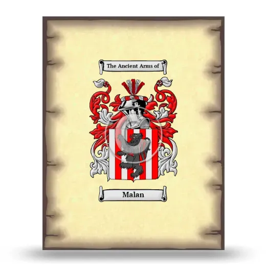 Malan Coat of Arms Print