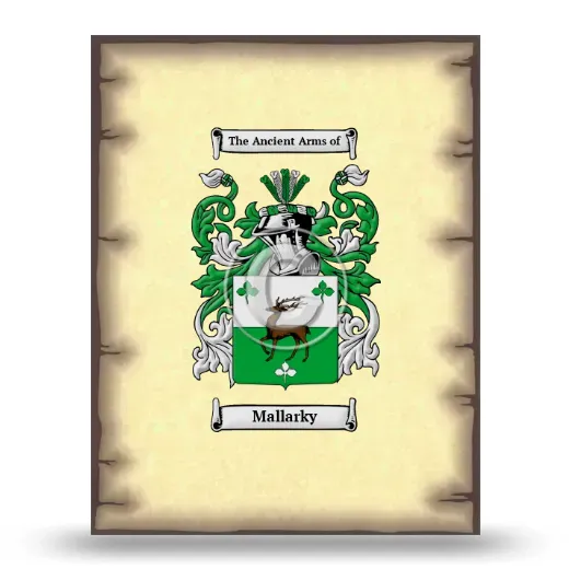 Mallarky Coat of Arms Print