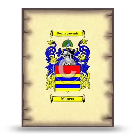Maners Coat of Arms Print