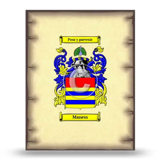 Maness Coat of Arms Print