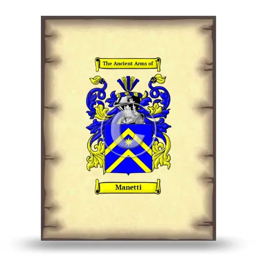Manetti Coat of Arms Print