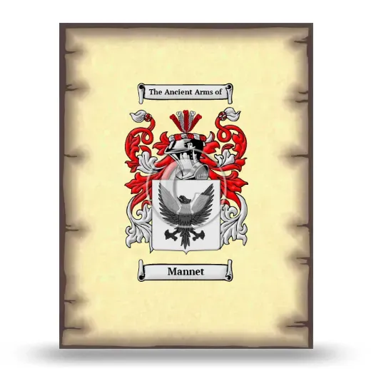 Mannet Coat of Arms Print