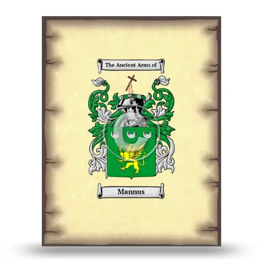 Mannus Coat of Arms Print