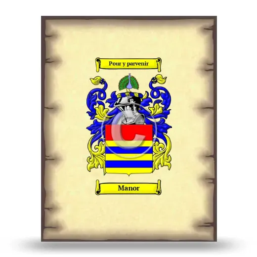Manor Coat of Arms Print