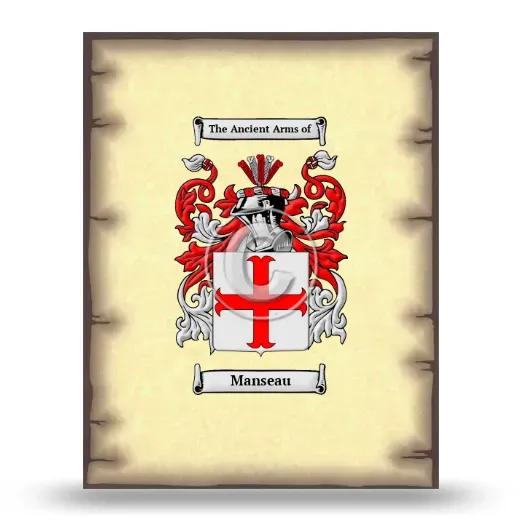 Manseau Coat of Arms Print