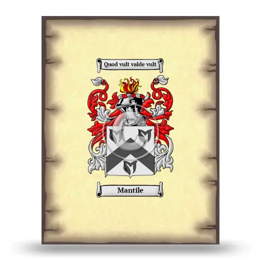 Mantile Coat of Arms Print