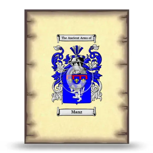 Manz Coat of Arms Print