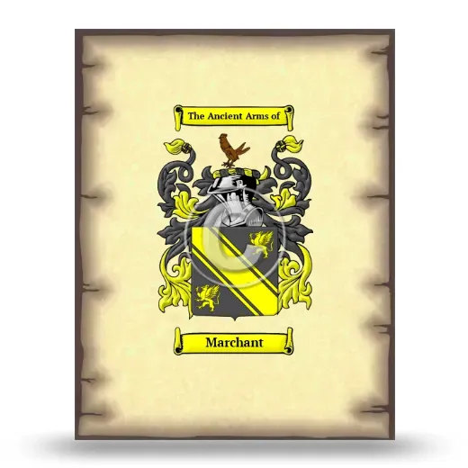 Marchant Coat of Arms Print