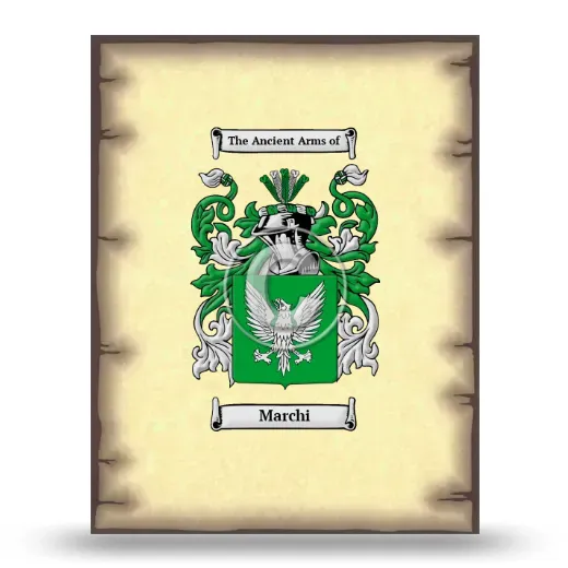 Marchi Coat of Arms Print