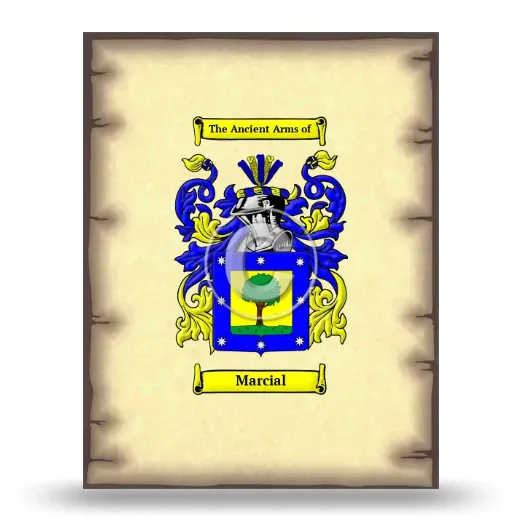 Marcial Coat of Arms Print