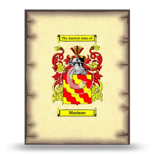 Mariano Coat of Arms Print