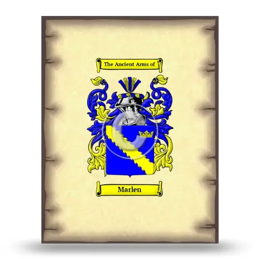 Marlen Coat of Arms Print