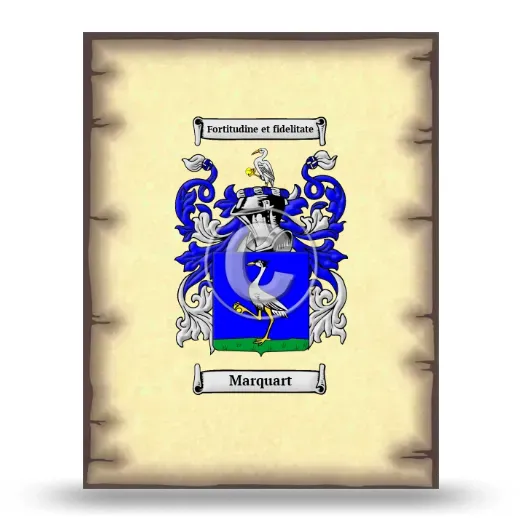 Marquart Coat of Arms Print