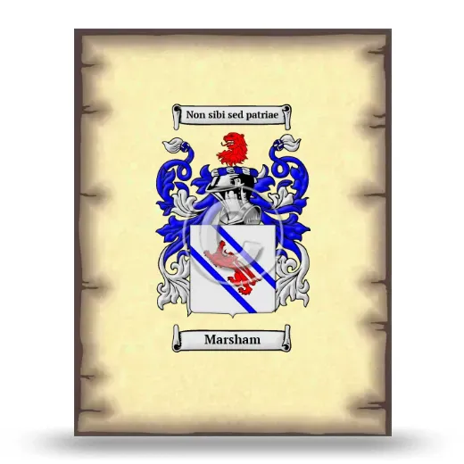 Marsham Coat of Arms Print