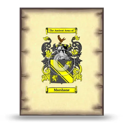 Marshane Coat of Arms Print