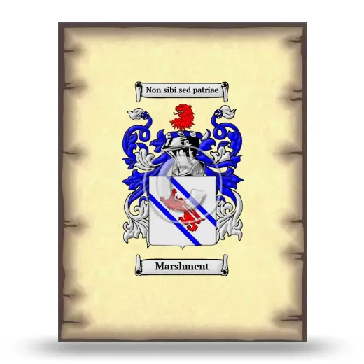 Marshment Coat of Arms Print