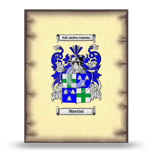 Martini Coat of Arms Print
