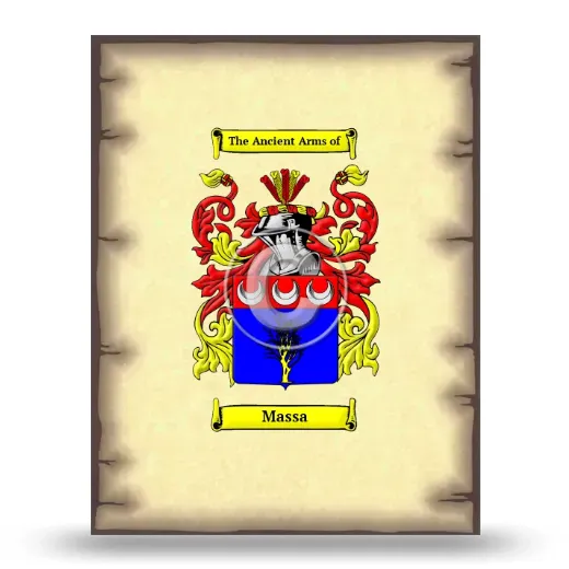 Massa Coat of Arms Print