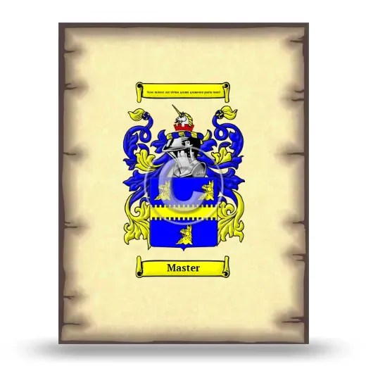Master Coat of Arms Print