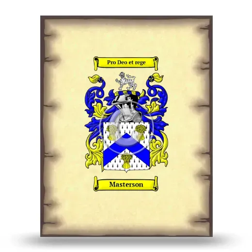 Masterson Coat of Arms Print