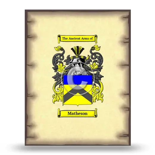Matheson Coat of Arms Print