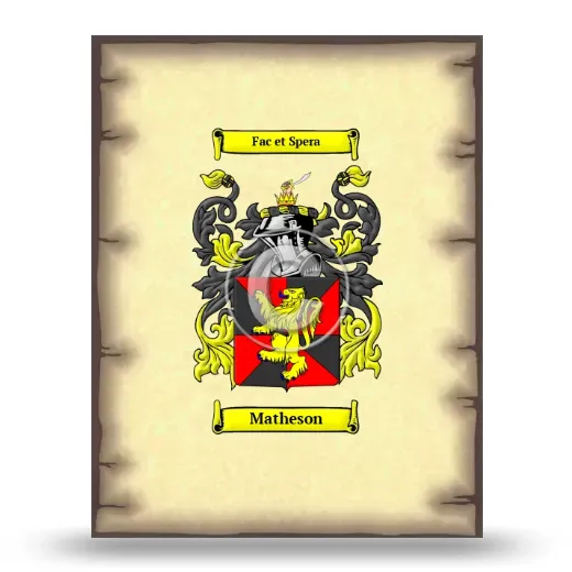 Matheson Coat of Arms Print
