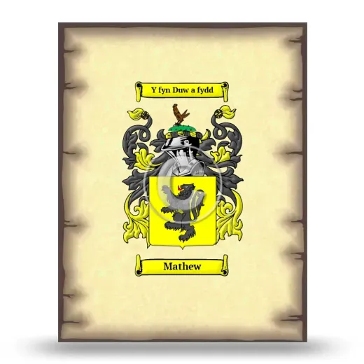 Mathew Coat of Arms Print
