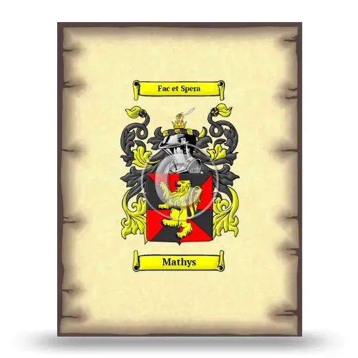Mathys Coat of Arms Print