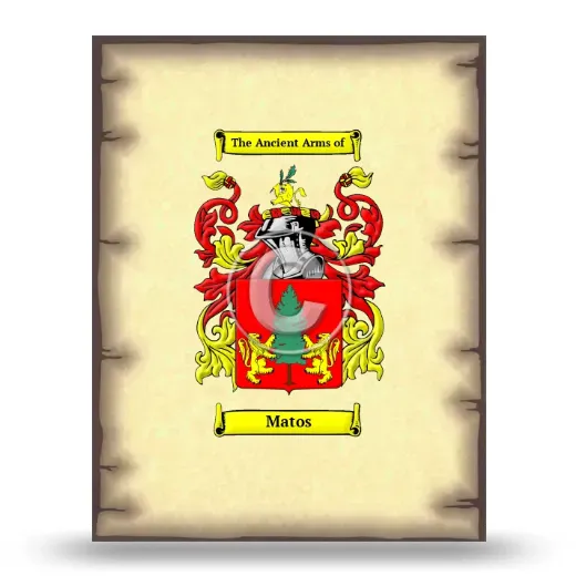 Matos Coat of Arms Print