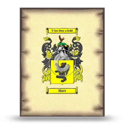 Matt Coat of Arms Print