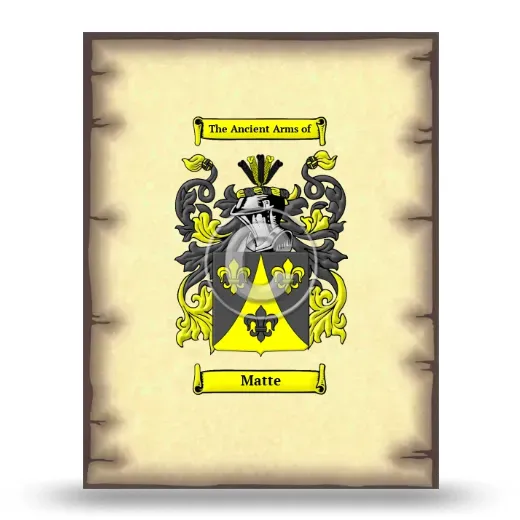 Matte Coat of Arms Print