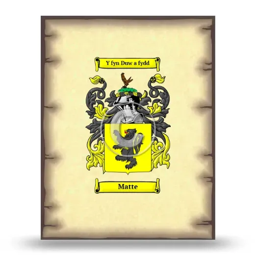 Matte Coat of Arms Print
