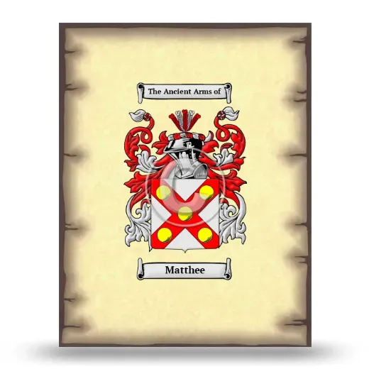 Matthee Coat of Arms Print