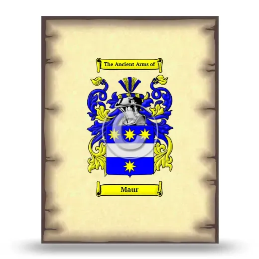 Maur Coat of Arms Print