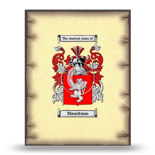 Mauritano Coat of Arms Print