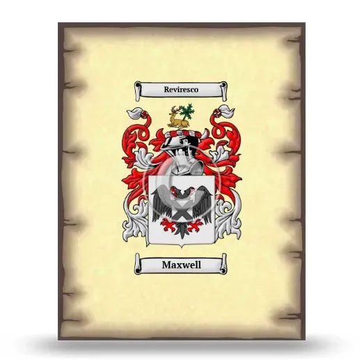 Maxwell Coat of Arms Print