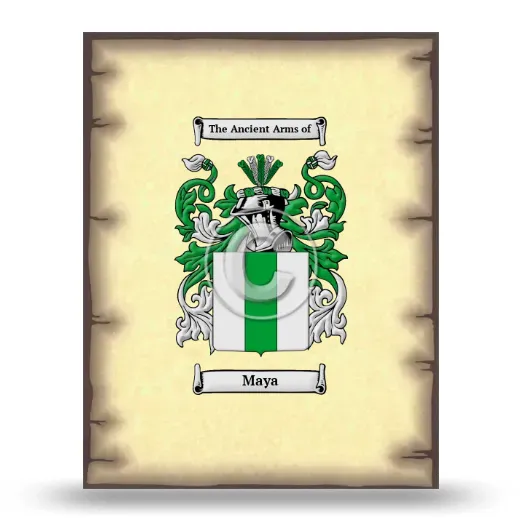 Maya Coat of Arms Print