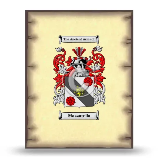 Mazzarella Coat of Arms Print