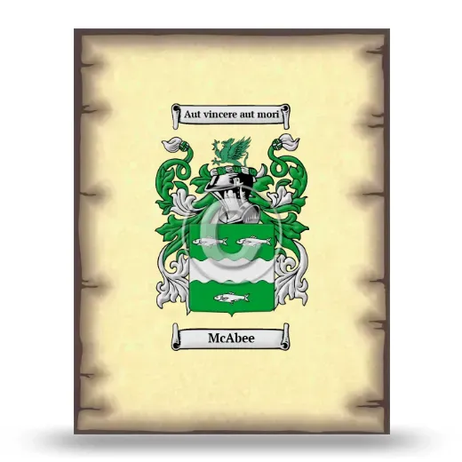 McAbee Coat of Arms Print