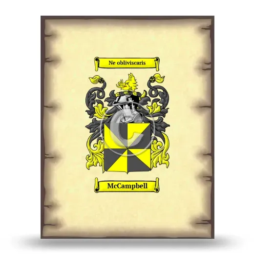 McCampbell Coat of Arms Print