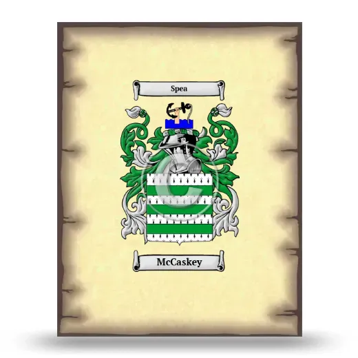 McCaskey Coat of Arms Print